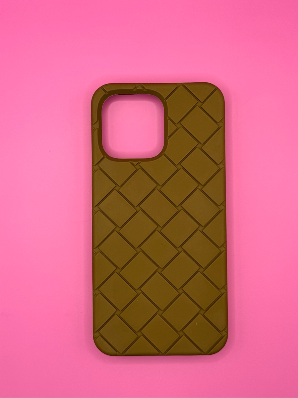 Bottega Veneta Intrecciato Rubber |Fits iPhone 16 Pro Max|AUTHENTIC